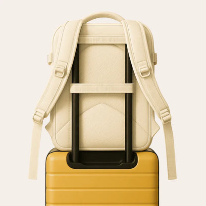 Sac a dos étanche 30l beige pour femme