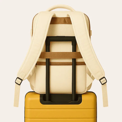 Sac a dos urbain beige pour femme – Format Ryanair