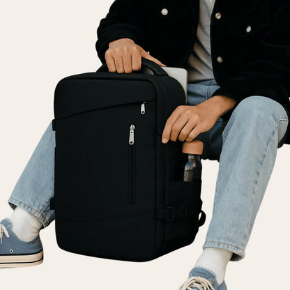 Sac a dos noir cabine Format EasyJet avec port USB