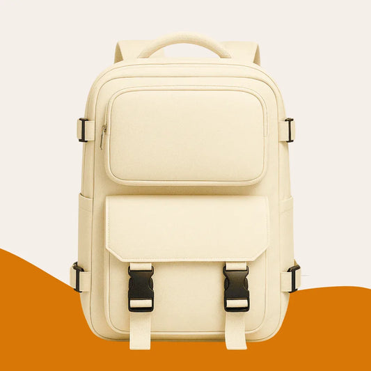 Sac a dos étanche 30l beige pour femme