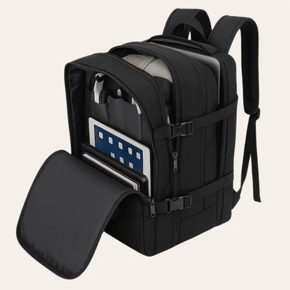 Sac à dos noir cabine 36L Format EasyJet extensible et imperméable